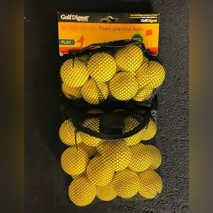 Golf Digest 36 Yellow Foam Practice Balls